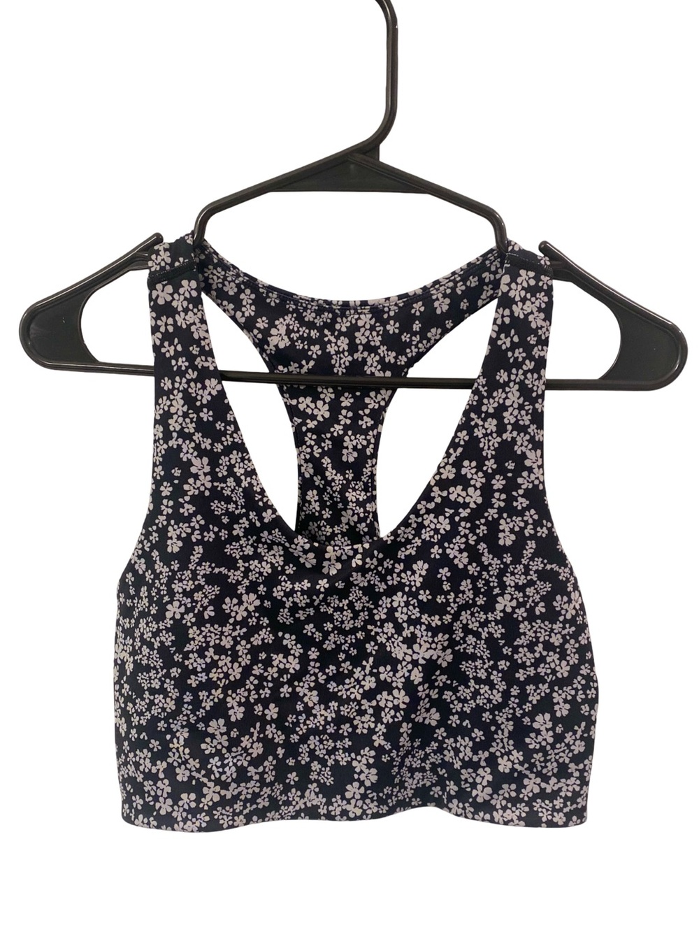 Zella Floral Racerback Sports Bra